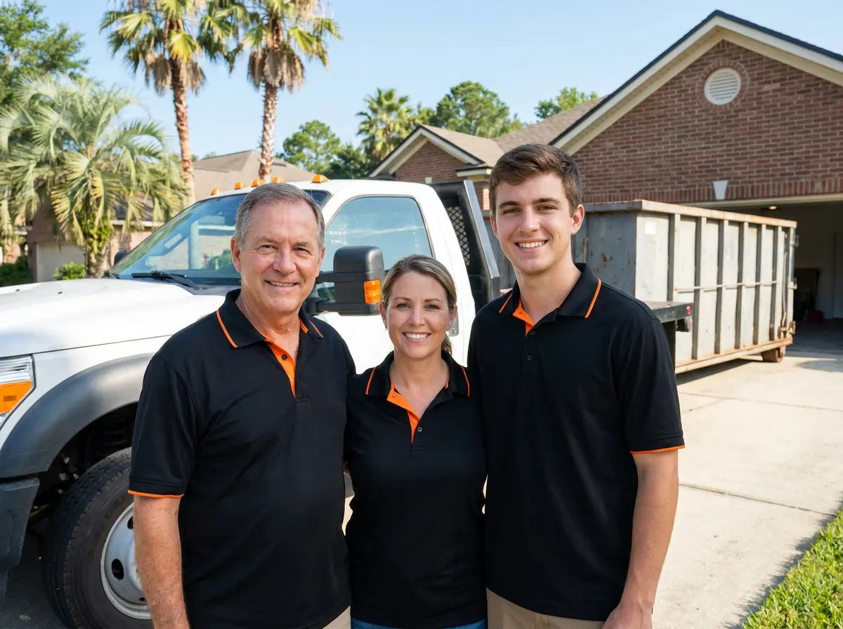 Home Run Dumpster Rental dumpster rental team in Jacksonville, FL
